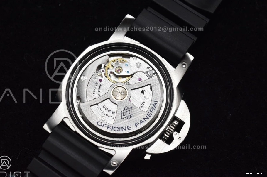 Submersible P White MoistureWicking Best Edition PAM2223 990 VSF Dial Strap 42mm Black on Rubber 0319